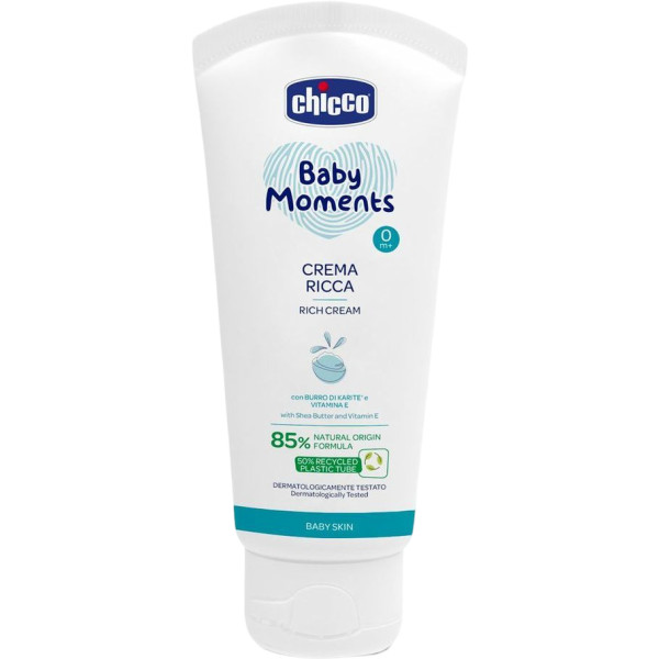 Фото - Крем від негоди дитячий Chicco живильний Baby Moments з маслом ши, 100 мл (10596.00)