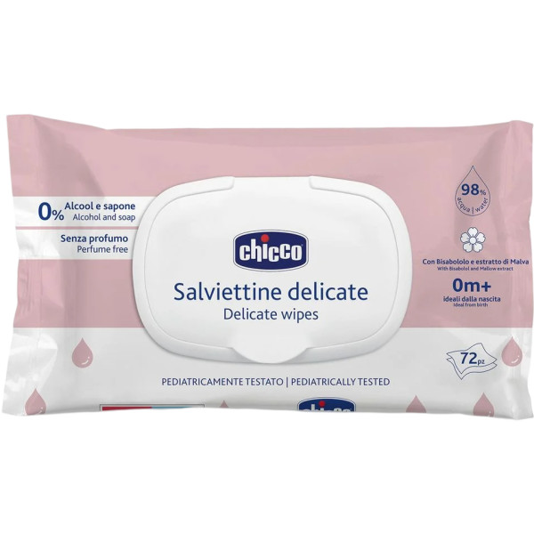 Фото - Влажные салфетки для грудничков Chicco 72 шт. (12050.60)