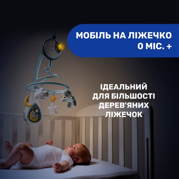 Фото - Мобіль інтерактивний Chicco NEXT2DREAMS блакитний (07627.20)