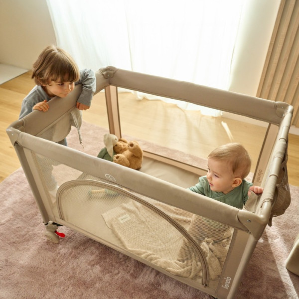 Фото - Манеж-ліжко Lionelo Laura Beige Sand