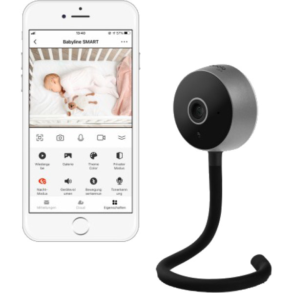Фото - Відеоняня Lionelo BabyLine Smart Black