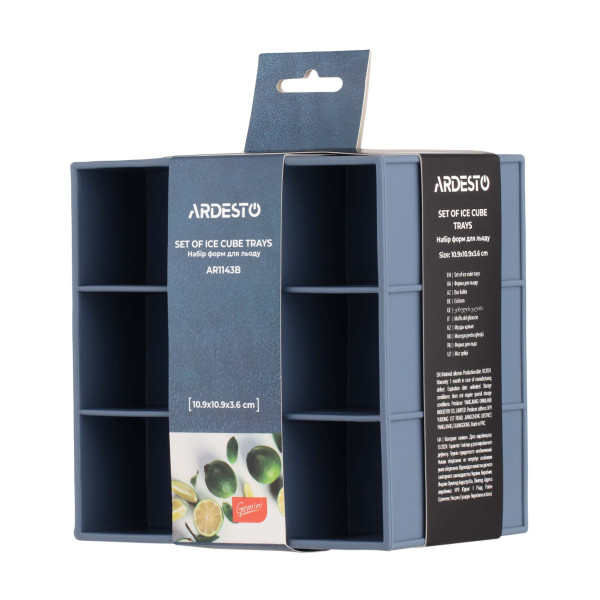Фото - Форма для льоду Ardesto Gemini 2 шт. (AR1143B)