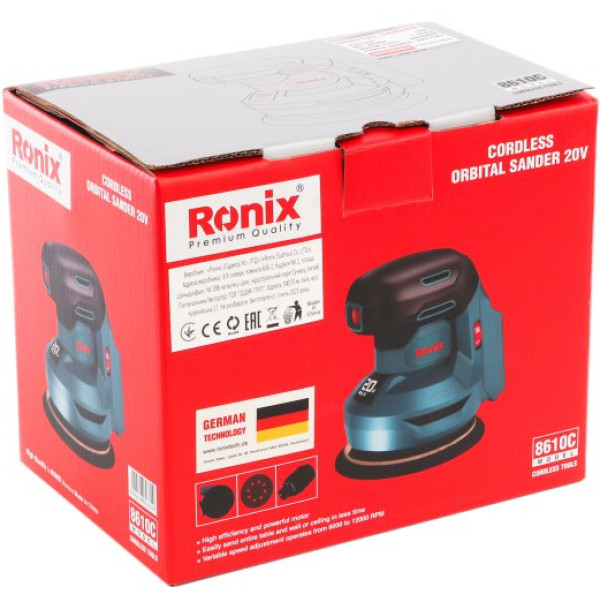 Фото - Віброшліфувальна машина Ronix 20Вт (8610C)
