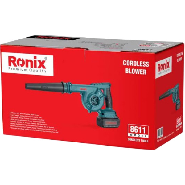 Фото - Повітродувка акумуляторна Ronix 20В (8611)