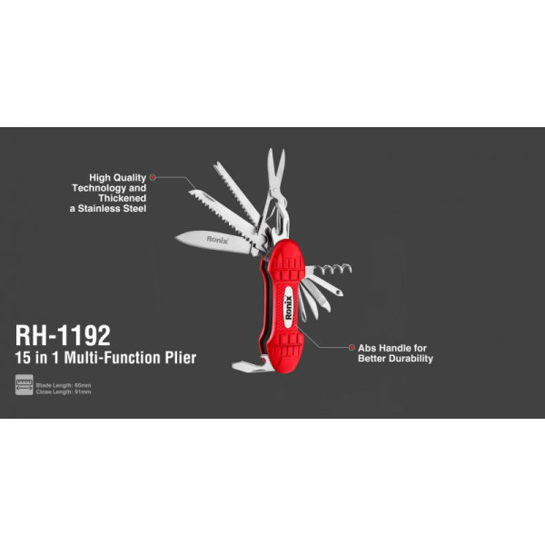 Фото - Мультитул Ronix RH-1192