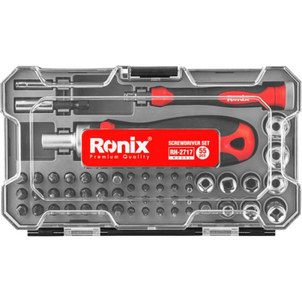 Фото - Набір викруток Ronix 56 шт. (RH-2717)