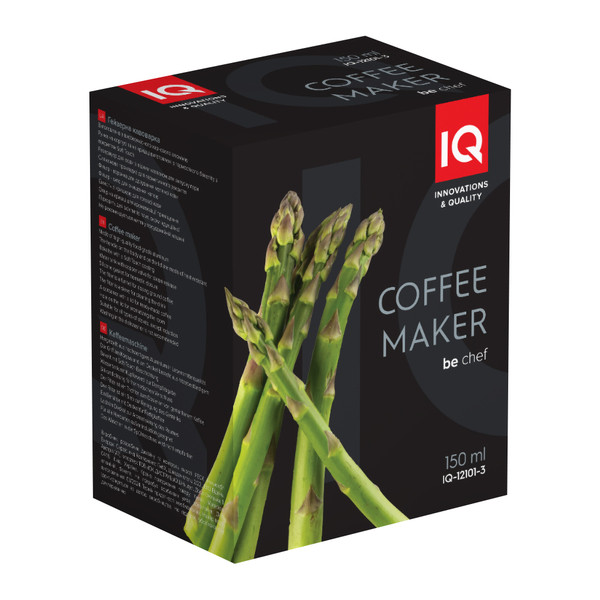 Фото - Кавоварка гейзерна IQ Be Chef 3 чаш. (IQ-12101-3)