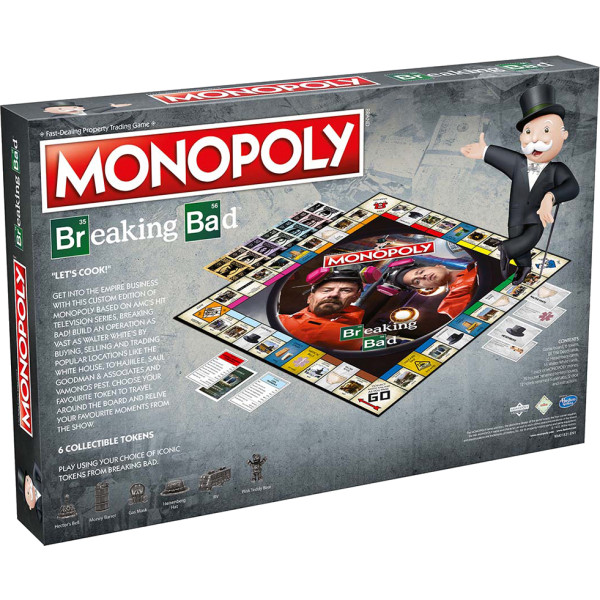 Фото - Настільна гра (12+) WINNING MOVES, BREAKING BAD Monopoly (WM01831-EN1-6)