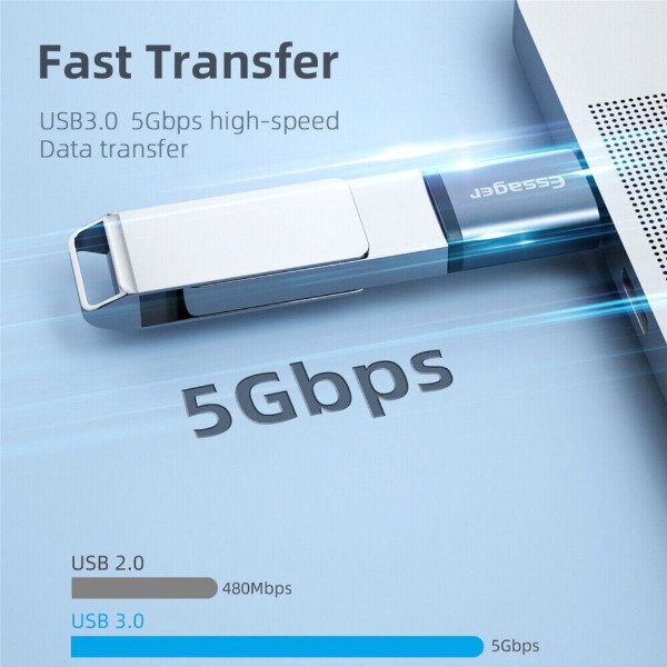 Фото - Перехідник Essager Soray OTG (Type-C Female to USB -AMale) USB3.0 Adaptor Grey (EZJCA-SRB0G)