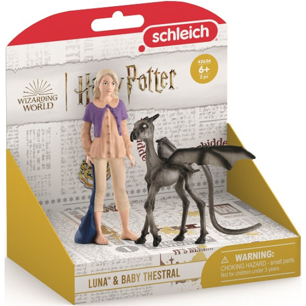 Фото - Колекційні фігурки набір Schleich Луна Лавгуд та Тестрал (42636)