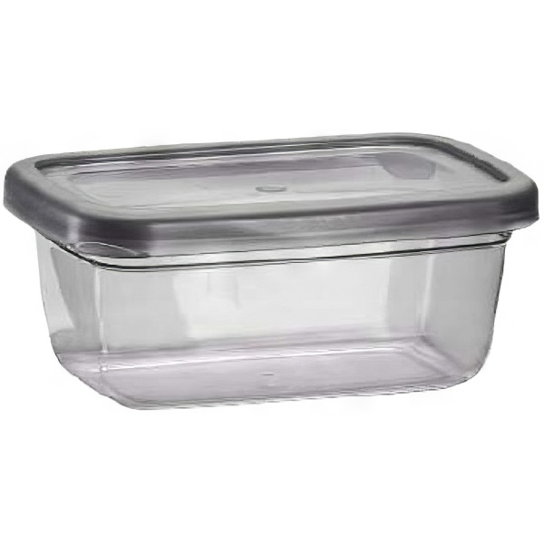 Фото - Ємність для зберігання VIOLET HOUSE 0509 Transparent Black прям. 2.0 л