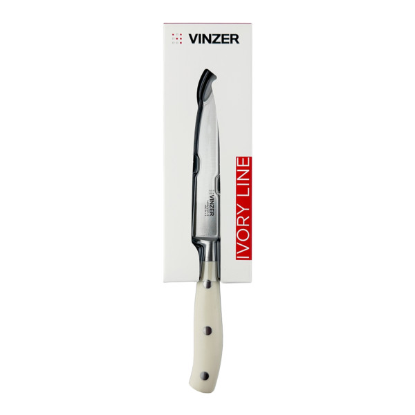 Фото - Ніж кухонний Vinzer Ivory Line 12.7 см (50274)