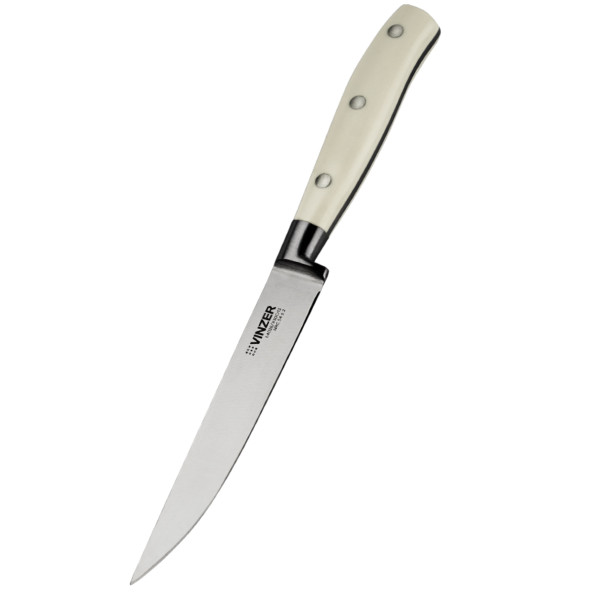 Фото - Ніж кухонний Vinzer Ivory Line 12.7 см (50274)