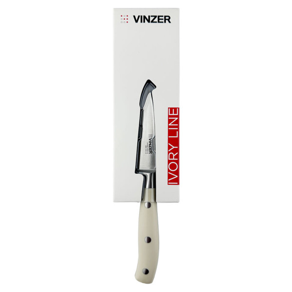 Фото - Ніж для овочів Vinzer Ivory Line 8.7 см (50273)