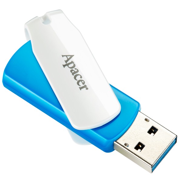 Фото - Флеш USB Apacer AH357 128GB USB 3.2 Blue/White (AP128GAH357U-1)