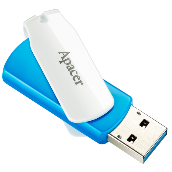 Фото - Флеш USB Apacer AH357 128GB USB 3.2 Blue/White (AP128GAH357U-1)