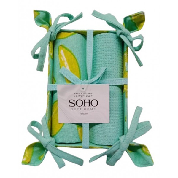 Фото - Набор полотенец SOHO 40х60 см Lemon 2 шт. (BS 88005A)