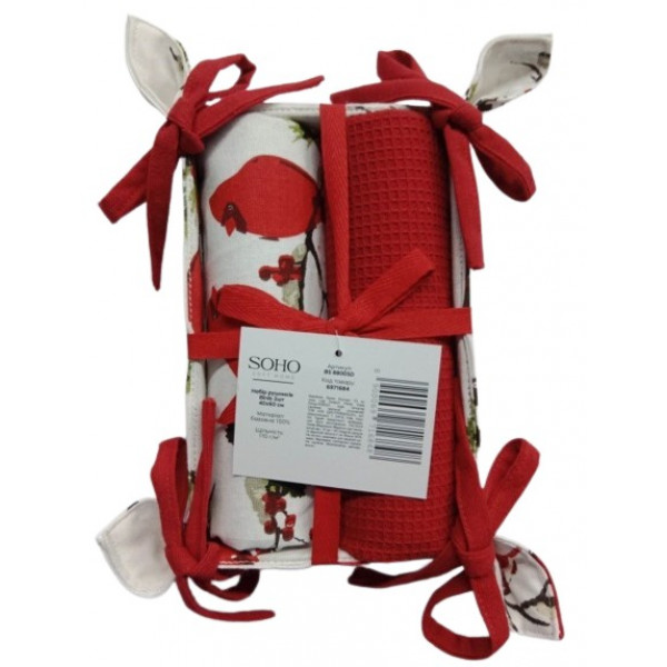 Фото - Набор полотенец SOHO 40х60 см Birds 2 шт. (BS 88005D)