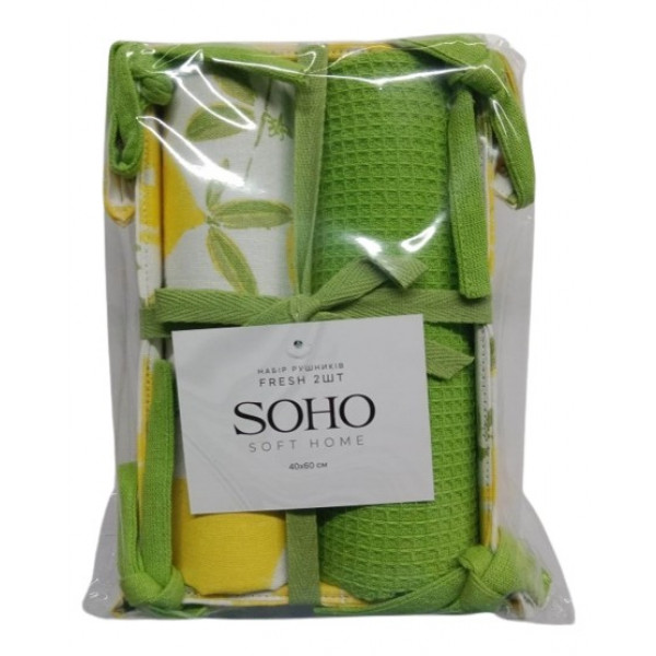 Фото - Набор полотенец SOHO 40х60 см Fresh 2 шт. (BS 88005C)