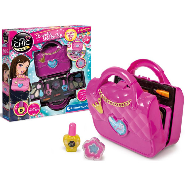 Фото - Набір косметики Clementoni Lovely Make Up. Fashion Bag серія Crazy Chic (18633)