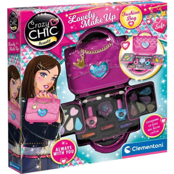 Фото - Набір косметики Clementoni Lovely Make Up. Fashion Bag серія Crazy Chic (18633)
