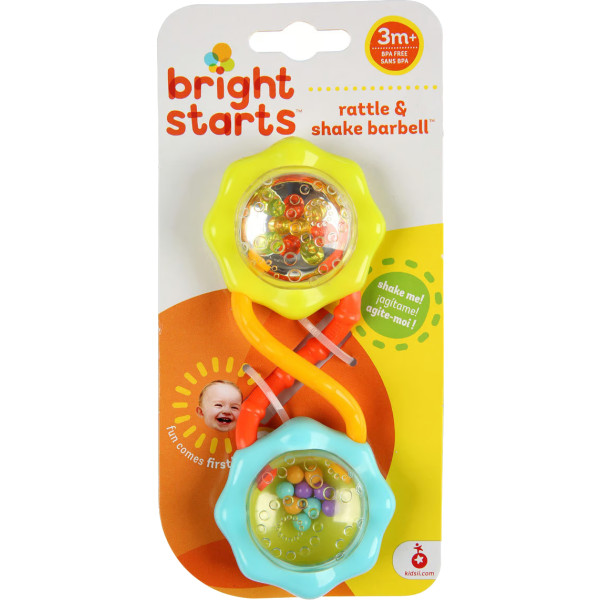 Фото - Брязкальце Bright Starts Rattle & Shake Barbell (8188)
