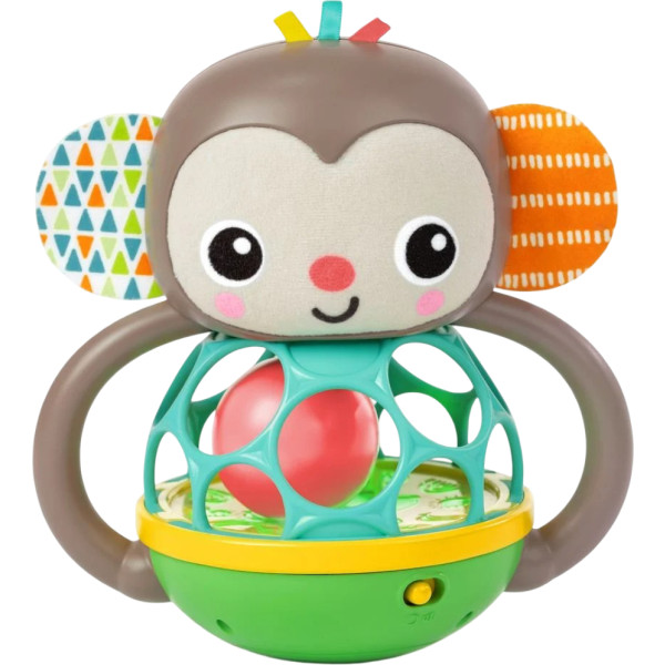 Фото - Брязкальце Bright Starts Grab & Giggle Monkey (16779) Фото - Брязкальце Bright Starts Grab & Giggle Monkey (16779)