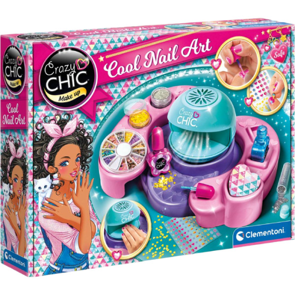 Фото - Набір косметики Clementoni Cool Nail Art серія Crazy Chic (18599)
