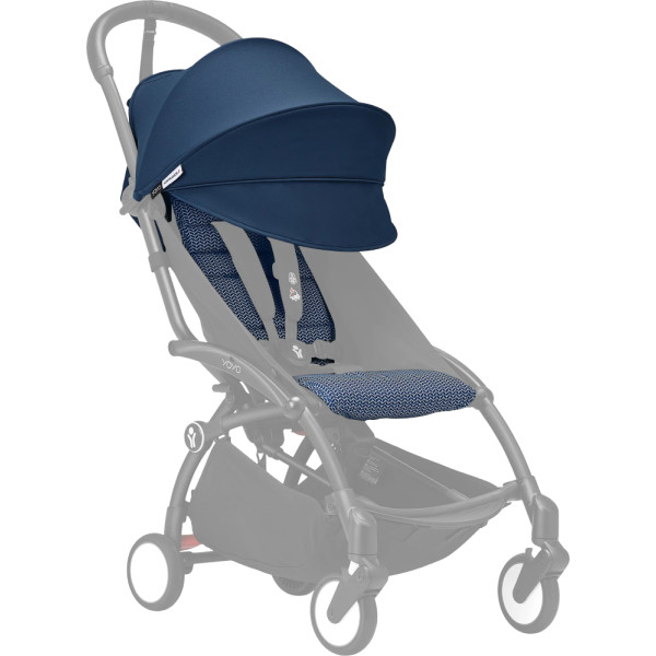 Фото - Комплект текстилю для коляски Stokke YOYO 6+ Air France Blue (646407)