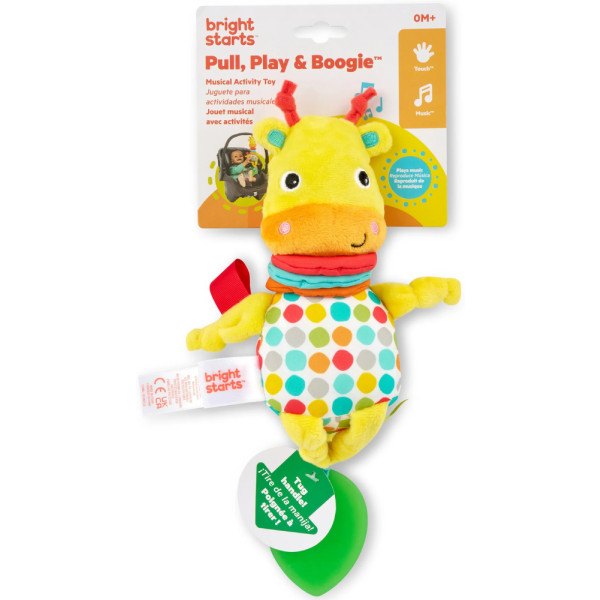 Фото - Підвіска Bright Starts музична Pull Play & Boogie Жирафа (13088)