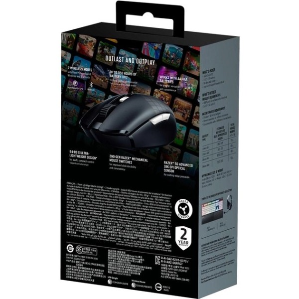 Фото - Миша бездротова ігрова Razer Orochi V2 Wireless Roblox Edition (RZ01-03730600-R3M1)