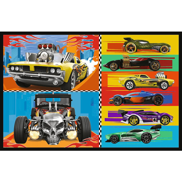 Фото - Пазлы (3-4 года) Trefl 2x70 Hot Wheels Игрушечные машинки (44424)