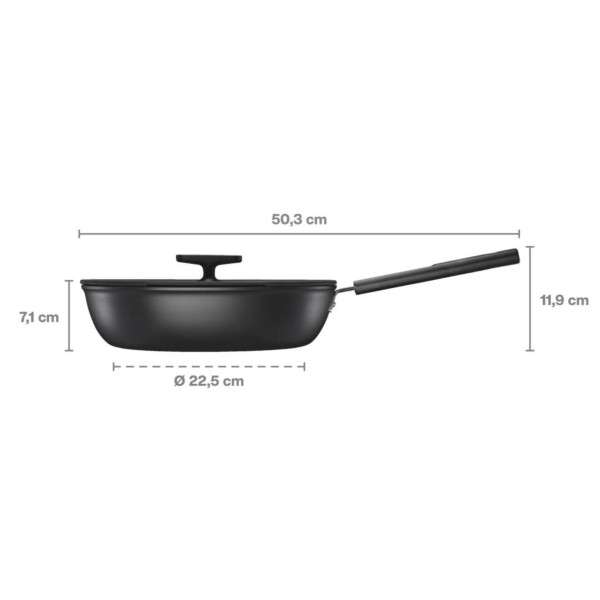 Фото - Сотейник Fiskars Hard Face 28 см (1075530)