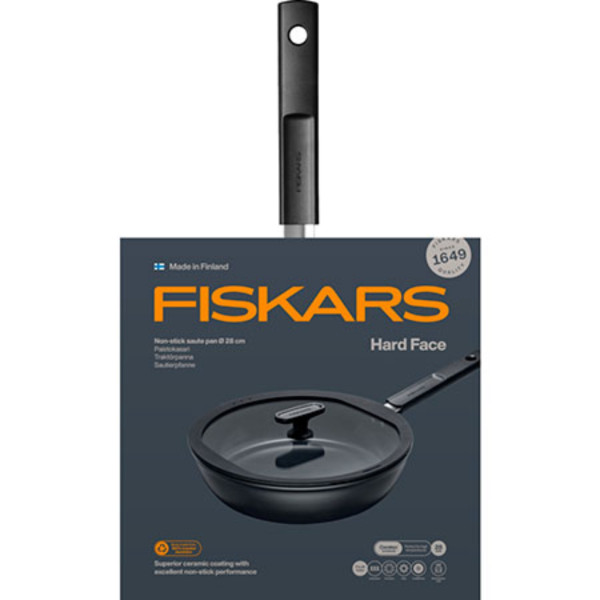 Фото - Сотейник Fiskars Hard Face 28 см (1075530)
