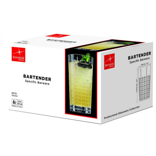 Фото - Набір склянок Bormioli Rocco Bartender Este Cooler 6x490 мл (666228BB9121990)