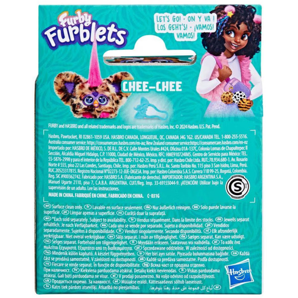 Фото - Інтерактивна іграшка Hasbro Furby Furblets G1697 CHEE CHEE (F9703_G1697)