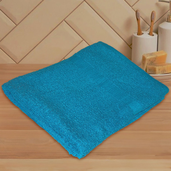 Фото - Полотенце банное Zastelli 70х130 см голубой (11594)