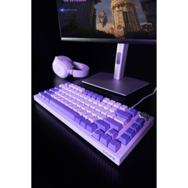 Фото - Клавиатура беспроводная игровая Proove Gaming Coupe (Ukraine Layout) White (WKCP00022402)