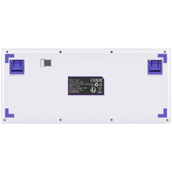 Фото - Клавиатура беспроводная игровая Proove Gaming Coupe (Ukraine Layout) White (WKCP00022402)