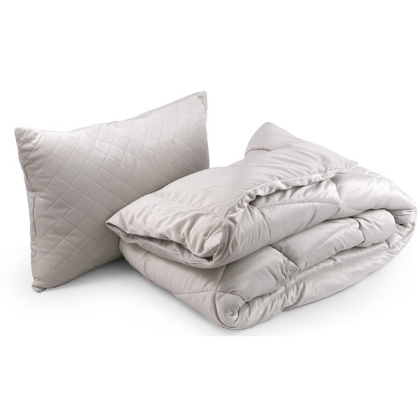 Фото - Набор одеяло полуторное + подушка Руно 140х205 + 50х70 (924.55_Soft Pearl)
