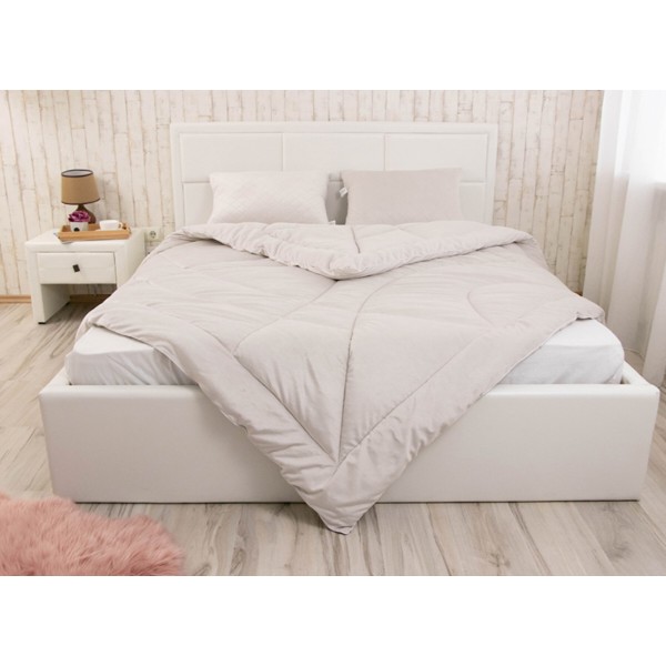 Фото - Набор одеяло полуторное + подушка Руно 140х205 + 50х70 (924.55_Soft Pearl)