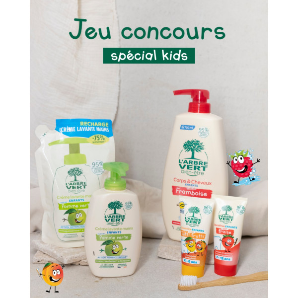 Фото - Гель для душа дитячий L'Arbre Vert Персик 260 мл (3450601100437)