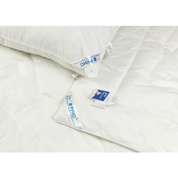 Фото - Одеяло зимнее полуторное Руно 140х205 из искусственного лебединого пуха (321.139ЛПУ)