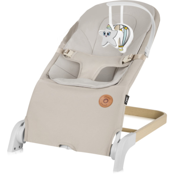 Фото - Крісло-шезлонг Lionelo Lilac Beige Sand