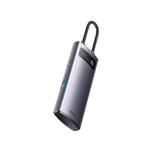Фото - Хаб USB Baseus 4in1 Type-C/USB3.0х4 Grey (WKWG070013)