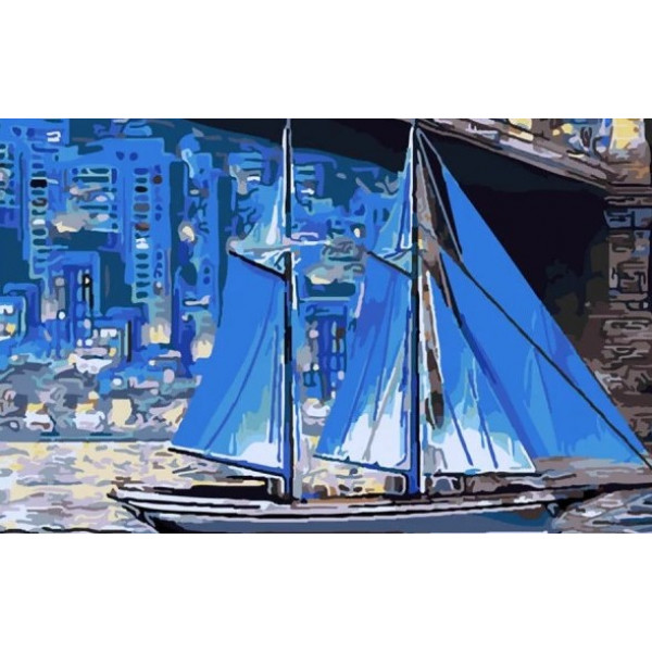 Фото - Картина по номерам Strateg Бруклинский мост 40x50 см (SY6185)