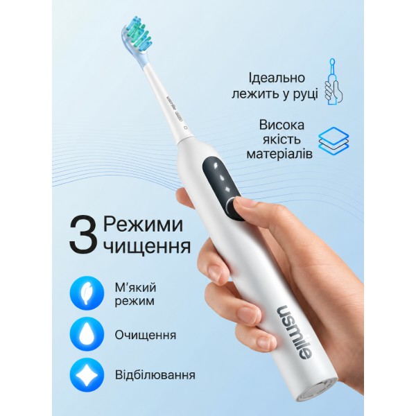 Фото - Зубна щітка електрична Usmile P10 біла