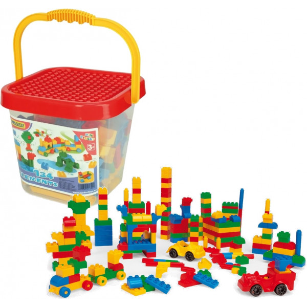 Фото - Пластиковий конструктор для малюків Wader Відро велике (41340)