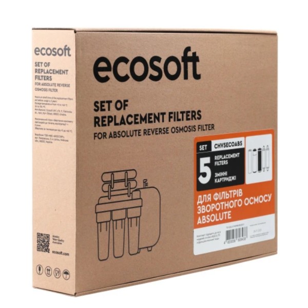Фото - Картридж системи зворотного осмосу Ecosoft Absolute (6 місяців) (CHV5ECOABS)