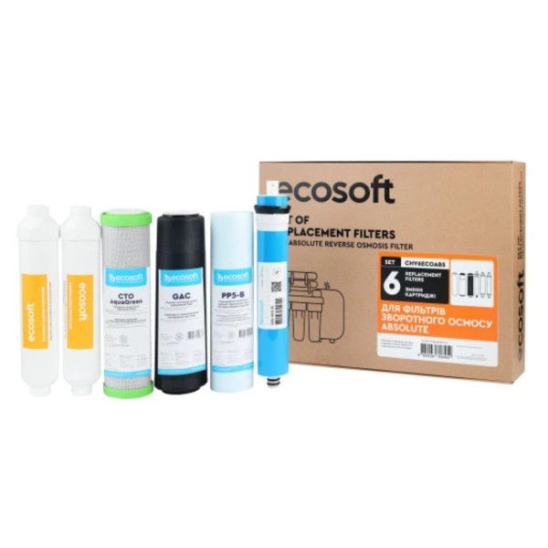 Фото - Картридж системи зворотного осмосу Ecosoft Absolute (12 місяців) (CHV6ECOABS)